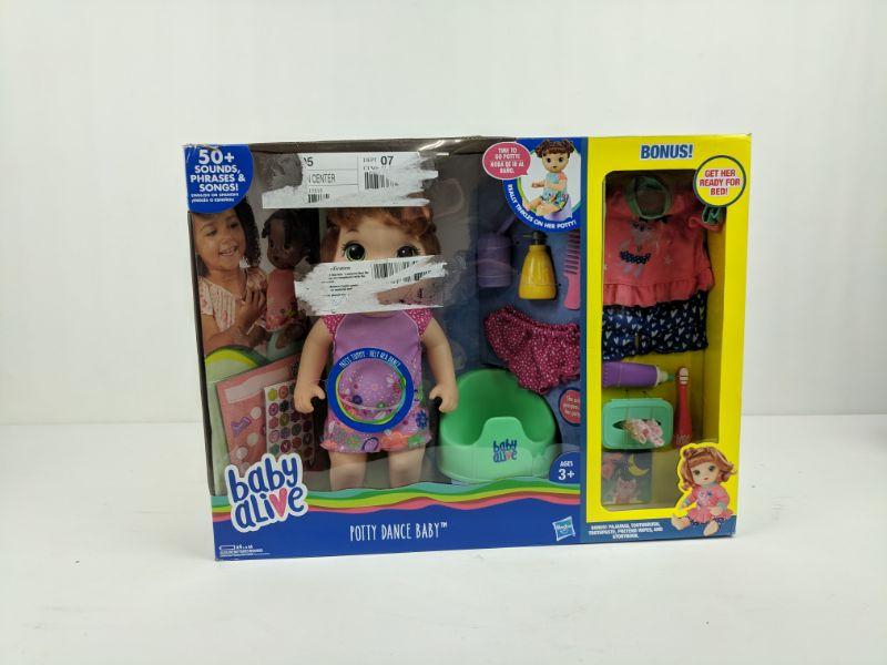 Baby Alive Potty Dance Baby Bonus Pjs Toothbrush Etc New EstateSales