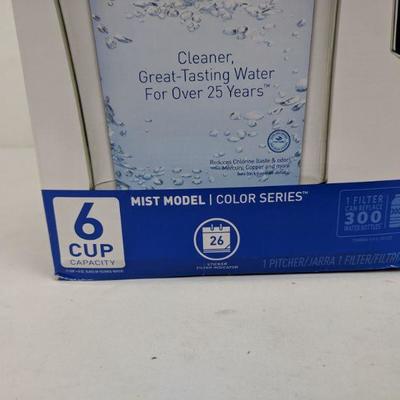 6 Cup Brita, Advanced Filter Included, Blue, Open Box - New