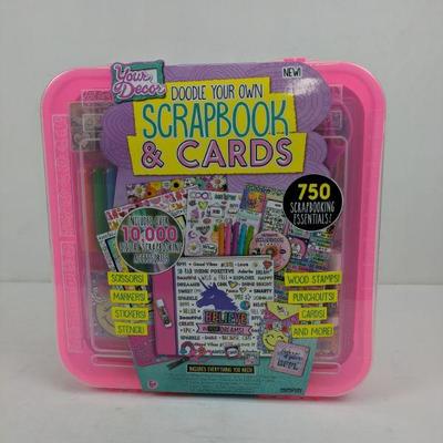 Doodle Your Own Scrapbook & Cards, Your Decor - New