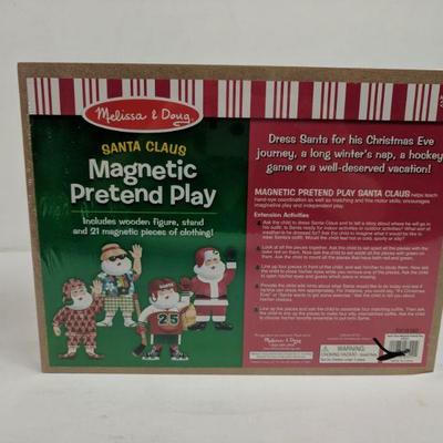 Aloha Dancing Santa & Magnetic Play Santa Claus, Melissa & Doug - New