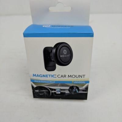 Magnetic Car Mount, Universal, Stick on Dashboard Mount - New