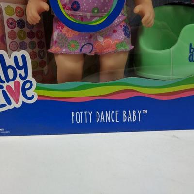 Baby Alive, Potty Dance Baby, Bonus Pjs, Toothbrush, Etc - New