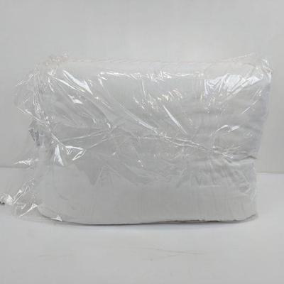 2 Medium Standard/Queen Pillows - New