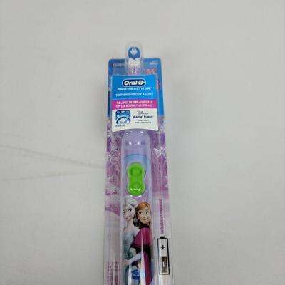 Hello Kitty Power Toothbrush, Frozen Oral-B Toothbrush & Crest Toothpaste - New