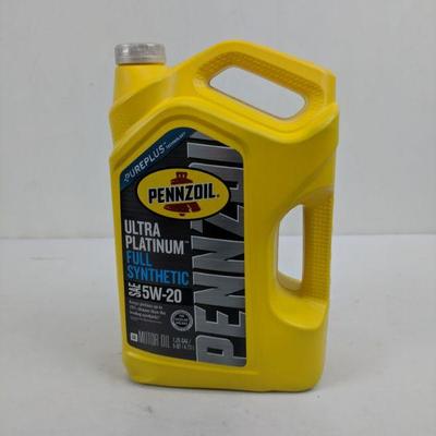 Ultra Platinum Fully Synthetic Motor Oil, Sae 5W-20, Pennzoil - New