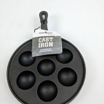 Cast Iron Aebleskiver Pan, Camp Chef Home - New