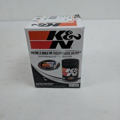 Performance Silver Oil Filter, PS-2006 - New