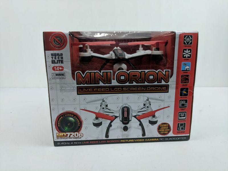 mini orion live feed lcd screen drone
