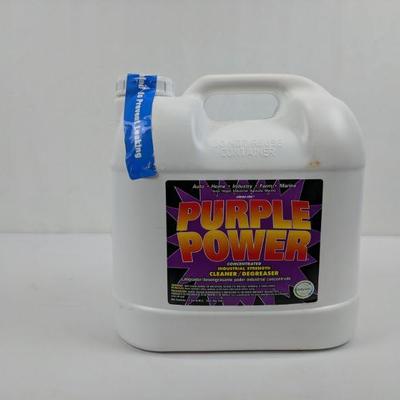 2.5 Gal Purple Power, Concentrated Industrial Strength Cleaner/Degreaser - New