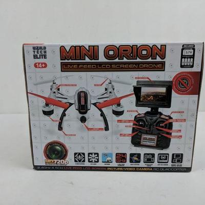 Mini Orion Live Feed LCD Screen Drone - New
