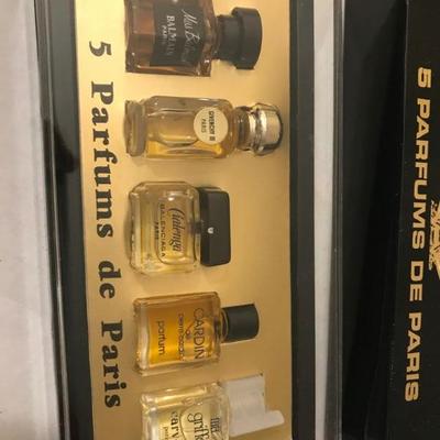 Vintage Box Set of 5 Parfums De Paris (Miniature) UN-USED