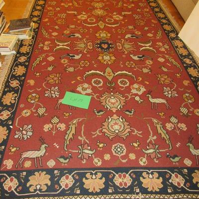 Lot 17 Two large Oriental hand stitched Rugs