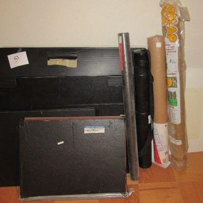 Lot 51 Large Lot of Prints carrying case