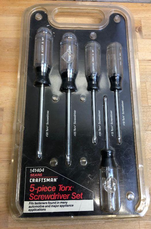 sears craftsman hand tools screwdriver set