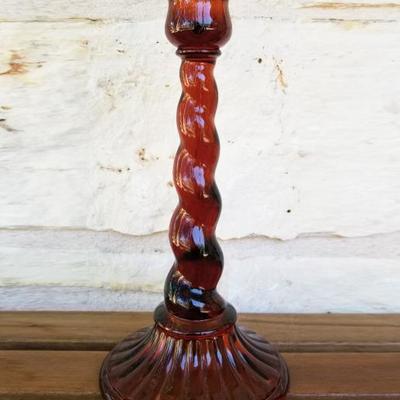 Northwood Glass Twisted Taper | Amber