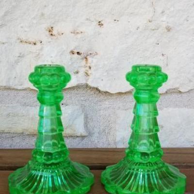 Green Vaseline | Small | Set of Two 