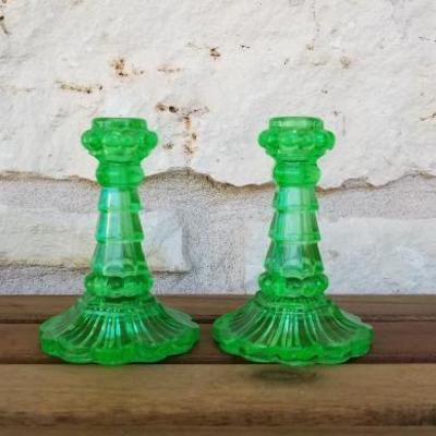 Green Vaseline | Small | Set of Two 