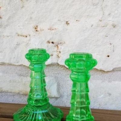 Green Vaseline | Small | Set of Two 