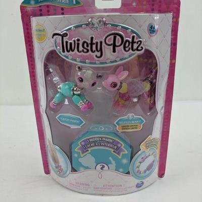 Twisty Petz, Series 1, Glitzy Panda & Fuffles Bunny - New