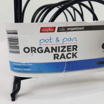 Pot & Pan Organizer Rack - New