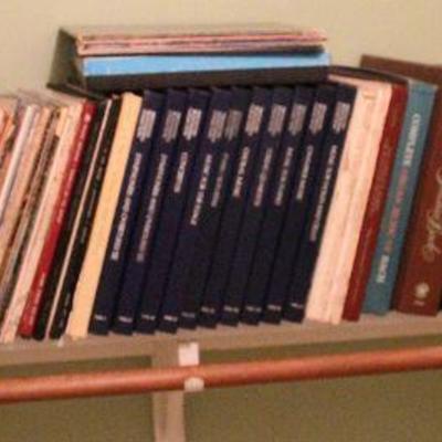 Lot 110: Bookcase: Wood Homemade With  Books