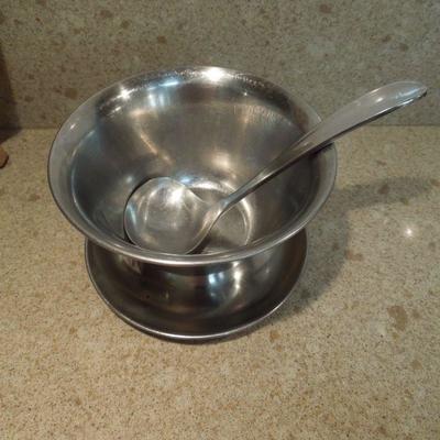 Lot 182: Kitchen Accessories, Copper Tools and Art Pottery Cream/Sugar