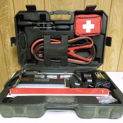 Lot 222: Michelin Emergency Roadside Kit and GE CB Radio