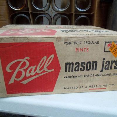 Lot 66: Sears Pressure Cooker with Vintage Ball Jars and Lids in Boxes
