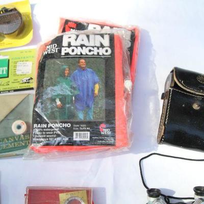 Lot 12: Assortment of Outdoor Gear- Vintage Silva Compass etc