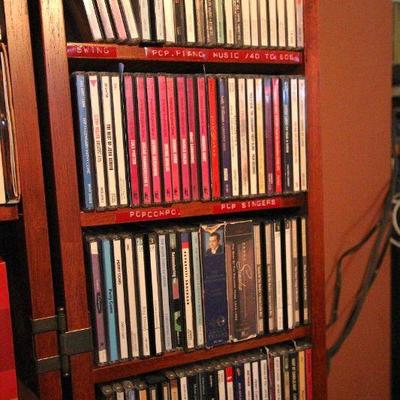 Lot 127: Folding CD Chest and Large Classical CD Collection
