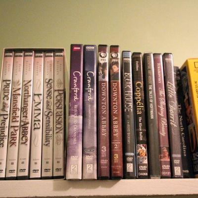 Lot 109: Large Collection of VHS and DVD Classics and Documentaries 