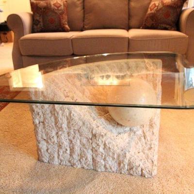 Lot 123: Pair of Tabby Modern Coffee Tables