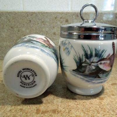 Lot 183: Cuisinart Deep Fryer, Royal Wocester Egg Coddlers et al