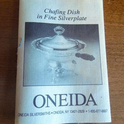 Lot 150: Silver Plated Serving Pieces with Chaffing Dish