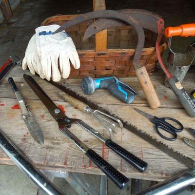 Lot 45: Group of Hand Gardening Tools