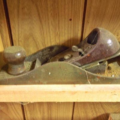 Lot 213: Wall of Vintage Hand Tools #1 with Peg Board