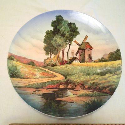 Lot 185: Late 1800's Villeroy & Bosh Mercury Stamp Plate 9 Collector's Plates