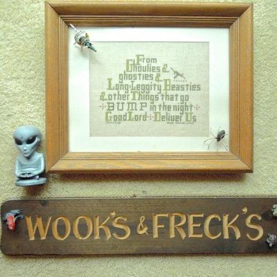 Lot 76: Wook's and Freck's, Cross Stitch and Curio