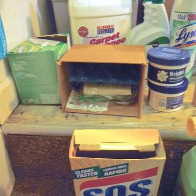 Lot 68: Big Group of Cleaning Supplies and Cleaners