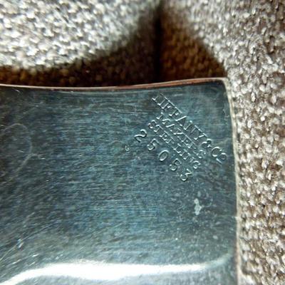 Lot 148: Tiffany & Co Sterling Silver Leaf Candy Nut Small Plate Dish 34 grams