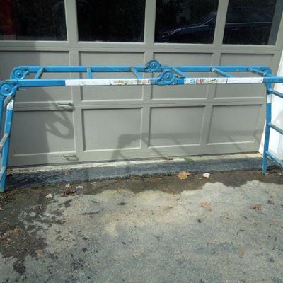 Lot 27: MiniMax Blue Folding Scaffold Ladder