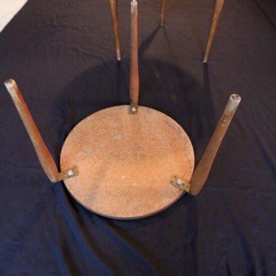 Lot 129: Pair Mid Cenury Modern Side Tables