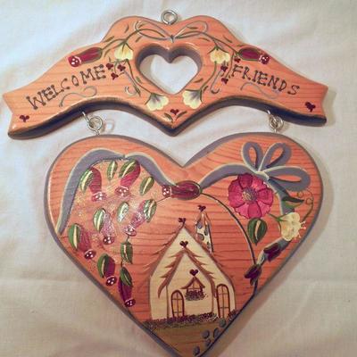 Lot 160: Scandanavian Decoratives, Trivets, Bird Clock