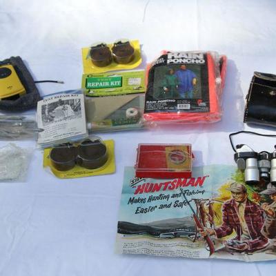 Lot 12: Assortment of Outdoor Gear- Vintage Silva Compass etc