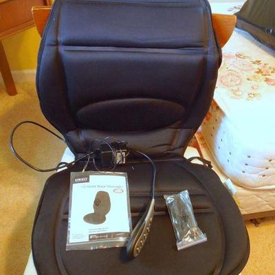 Lot 198: Homedics 10 Motor Back Car and Chair Massager with Heat 