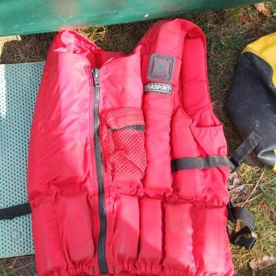 Lot 19: 16ft Old Town "Camper" Canoe - Caned Seats and Loaded with Gear