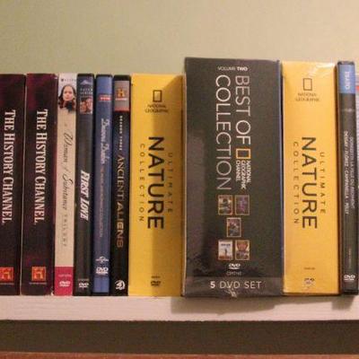 Lot 109: Large Collection of VHS and DVD Classics and Documentaries 