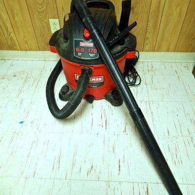 Lot 206: Craftsman 76 Gal Shop Vac and Blower