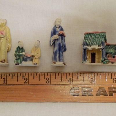 Lot 137: Asian Bowls and Miniature Figurines