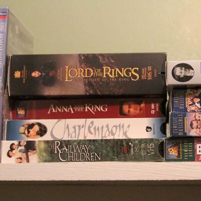 Lot 109: Large Collection of VHS and DVD Classics and Documentaries 